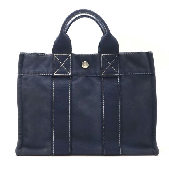 Hermes Deauville Canvas Tote Bag - Picture 1 of 7